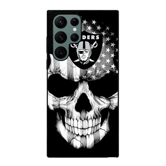 LAS VEGAS RAIDERS SKULL LOGO Samsung Galaxy S22 Ultra Case Cover