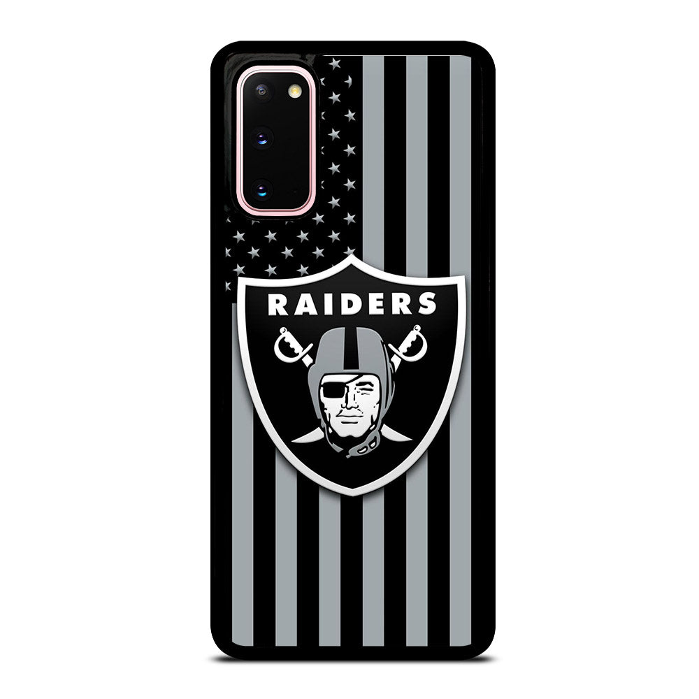 LAS VEGAS RAIDERS AMERICAN FLAG LOGO Samsung Galaxy S20 Case Cover