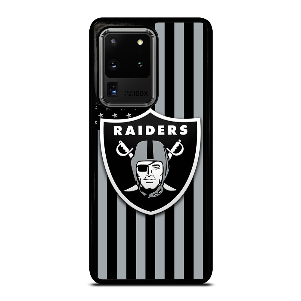 LAS VEGAS RAIDERS AMERICAN FLAG LOGO Samsung Galaxy S20 Ultra Case Cover
