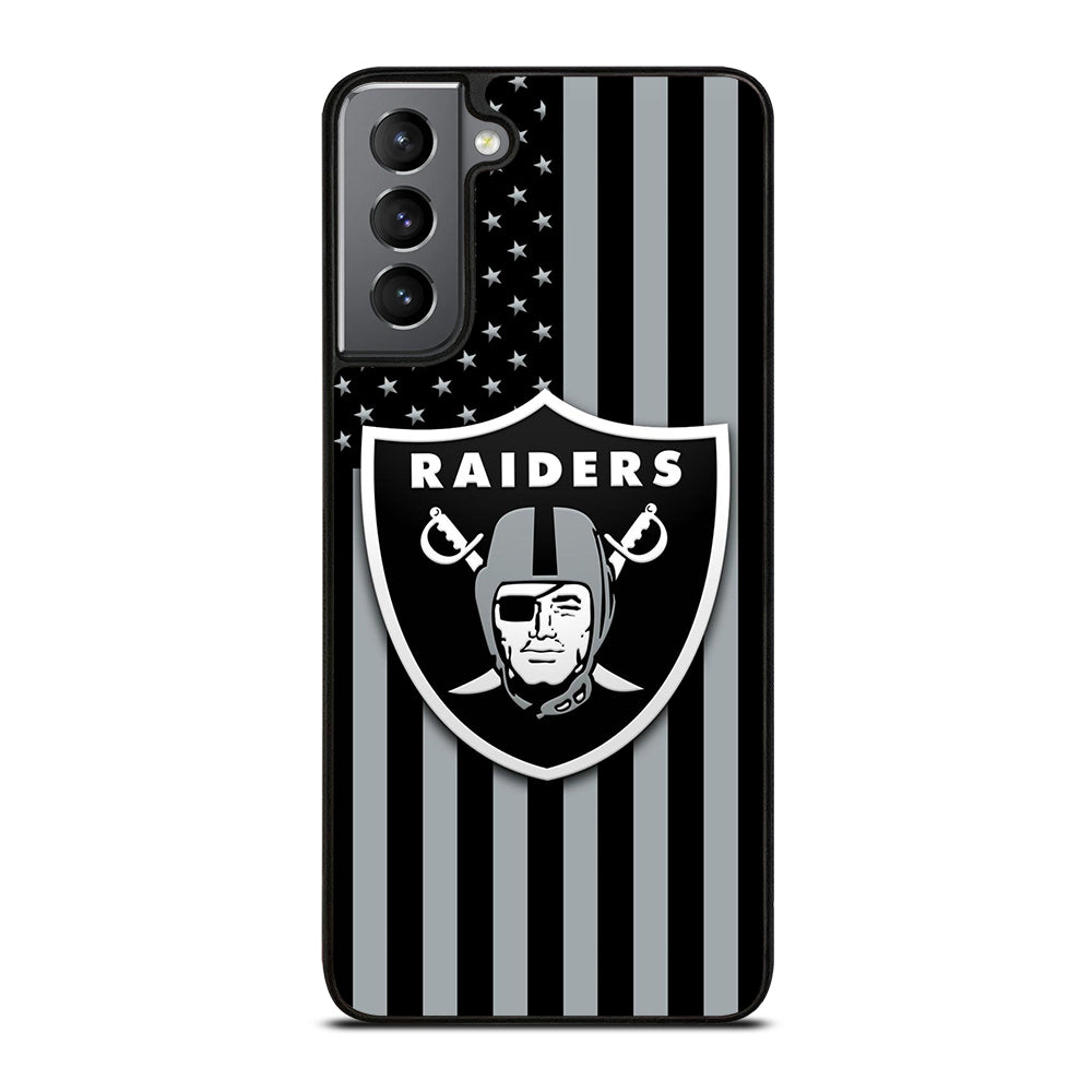 LAS VEGAS RAIDERS AMERICAN FLAG LOGO Samsung Galaxy S21 Plus Case Cover