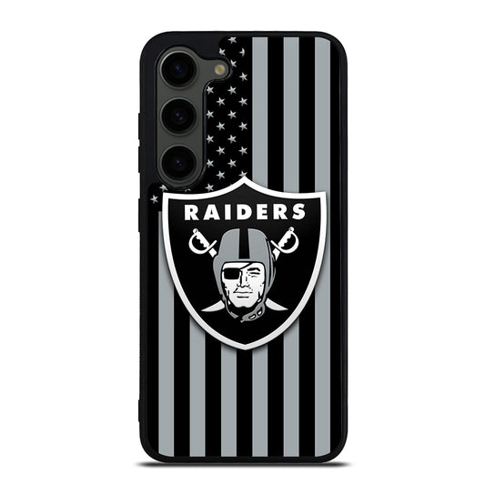 LAS VEGAS RAIDERS AMERICAN FLAG LOGO Samsung Galaxy S23 Plus Case Cover