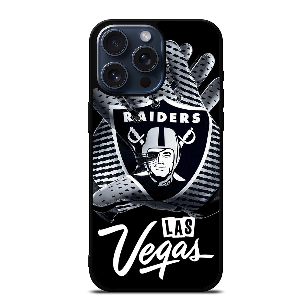 LAS VEGAS RAIDERS GLOVES iPhone 15 Pro Max Case Cover