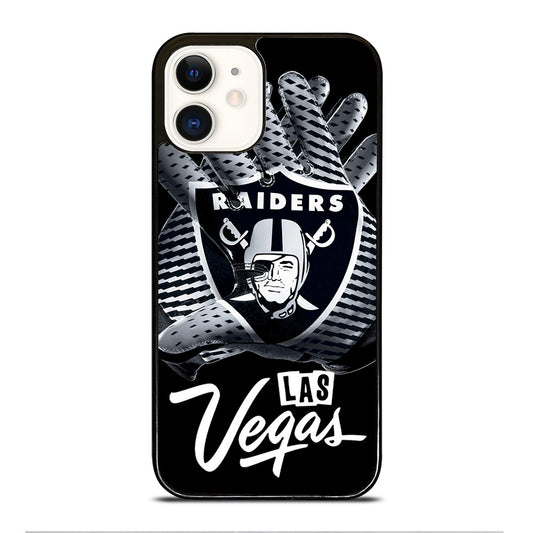 LAS VEGAS RAIDERS GLOVES iPhone 12 Case Cover