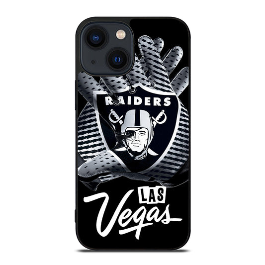 LAS VEGAS RAIDERS GLOVES iPhone 14 Plus Case Cover