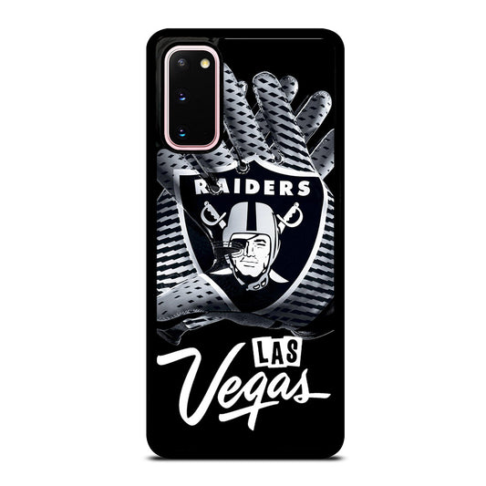 LAS VEGAS RAIDERS GLOVES Samsung Galaxy S20 Case Cover