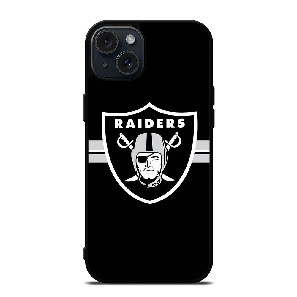 LAS VEGAS RAIDERS NFL LOGO 2 iPhone 15 Plus Case Cover