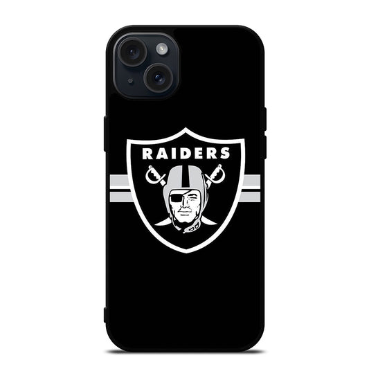 LAS VEGAS RAIDERS NFL LOGO 2 iPhone 15 Plus Case Cover