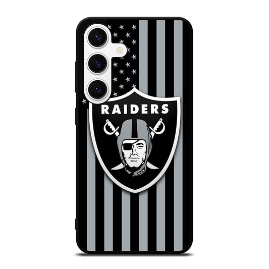 LAS VEGAS RAIDERS NFL LOGO 3 Samsung Galaxy S24 Case Cover