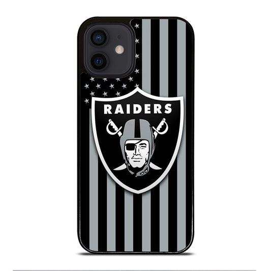 LAS VEGAS RAIDERS NFL LOGO 3 iPhone 12 Mini Case Cover