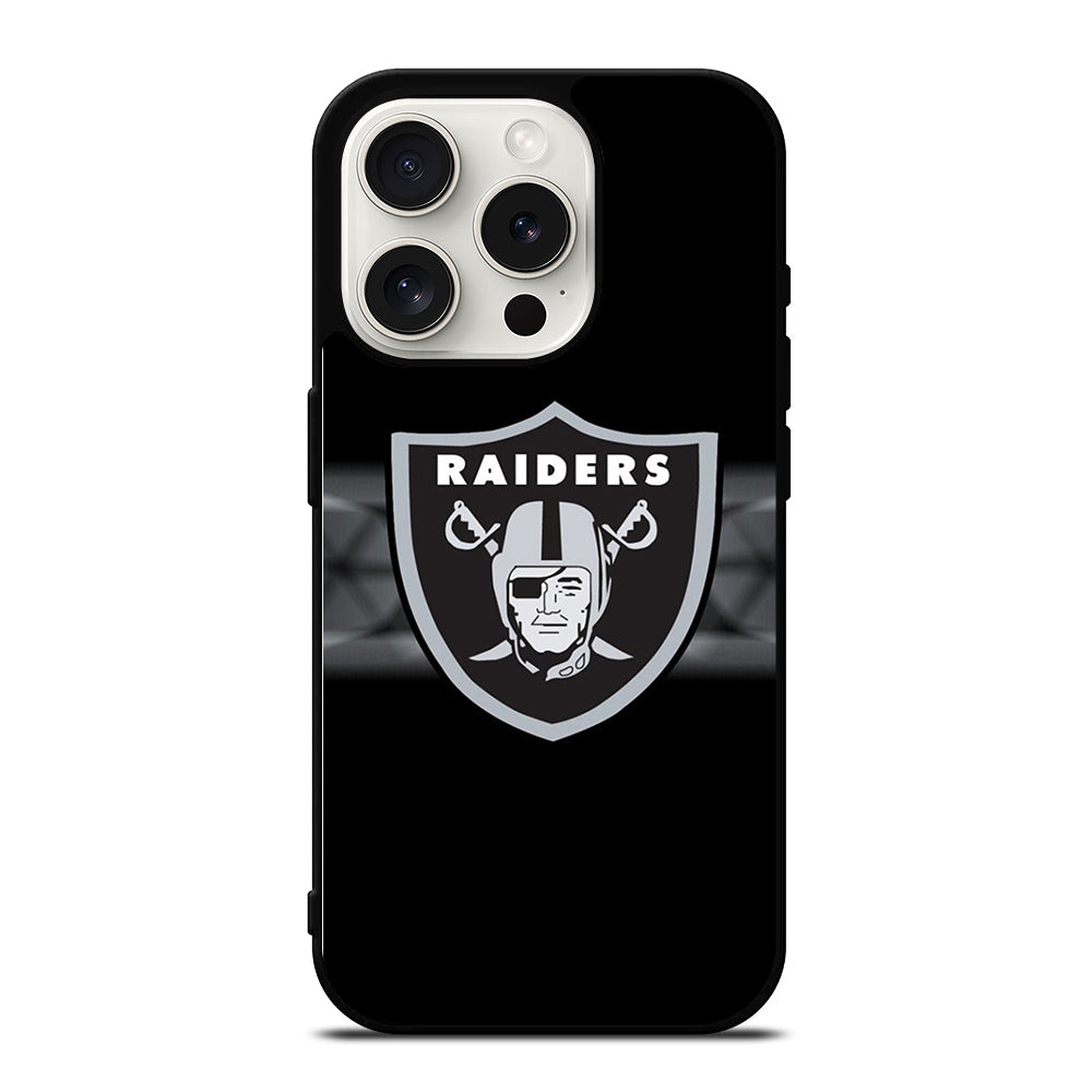 LAS VEGAS RAIDERS NFL LOGO iPhone 15 Pro Case Cover