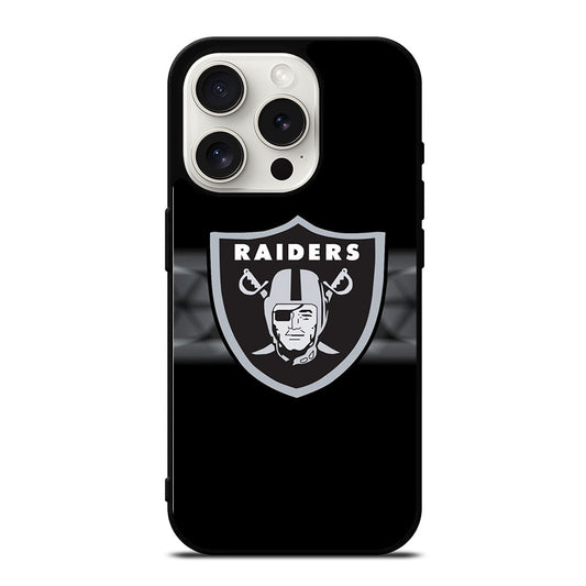 LAS VEGAS RAIDERS NFL LOGO iPhone 15 Pro Case Cover