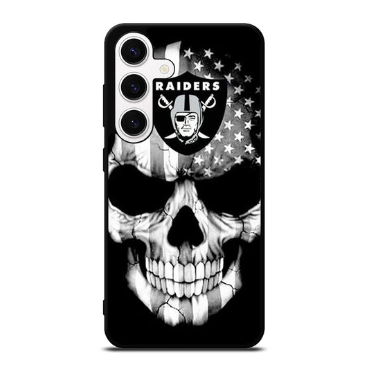 LAS VEGAS RAIDERS SKULL LOGO Samsung Galaxy S24 Case Cover