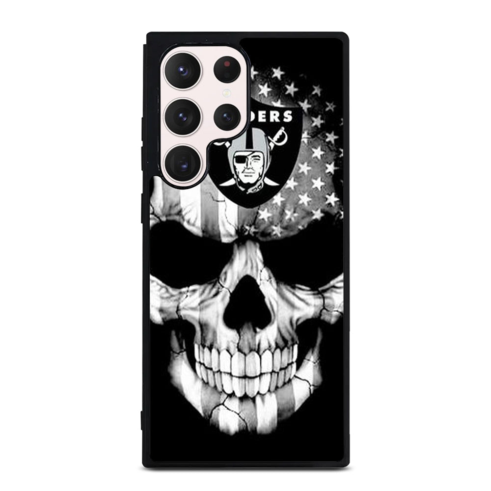 LAS VEGAS RAIDERS SKULL LOGO Samsung Galaxy S23 Ultra Case Cover