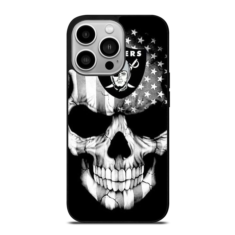 LAS VEGAS RAIDERS SKULL LOGO iPhone 14 Pro Case Cover