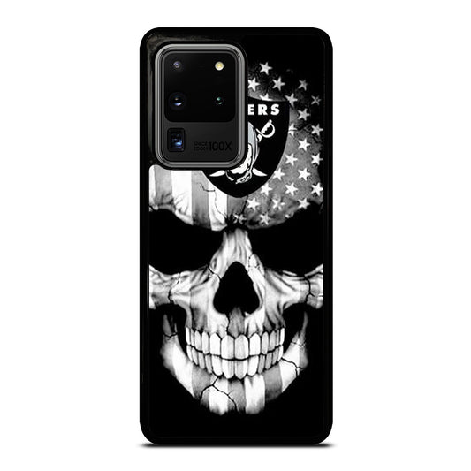 LAS VEGAS RAIDERS SKULL LOGO Samsung Galaxy S20 Ultra Case Cover