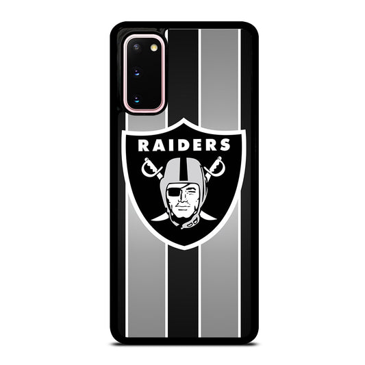 LAS VEGAS RAIDERS STRIPE Samsung Galaxy S20 Case Cover