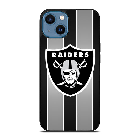 LAS VEGAS RAIDERS STRIPE iPhone 14 Case Cover