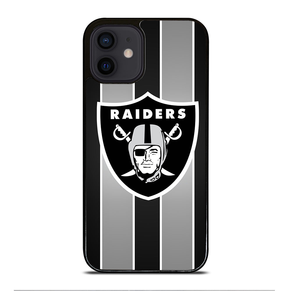LAS VEGAS RAIDERS STRIPE iPhone 12 Mini Case Cover