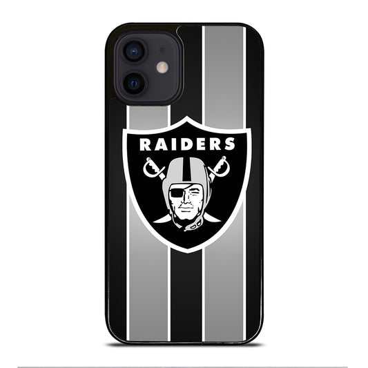 LAS VEGAS RAIDERS STRIPE iPhone 12 Mini Case Cover