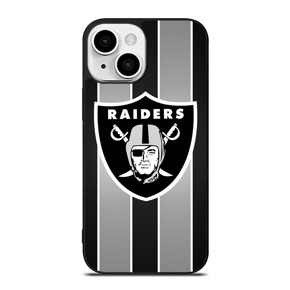 LAS VEGAS RAIDERS STRIPE iPhone 13 Mini Case Cover