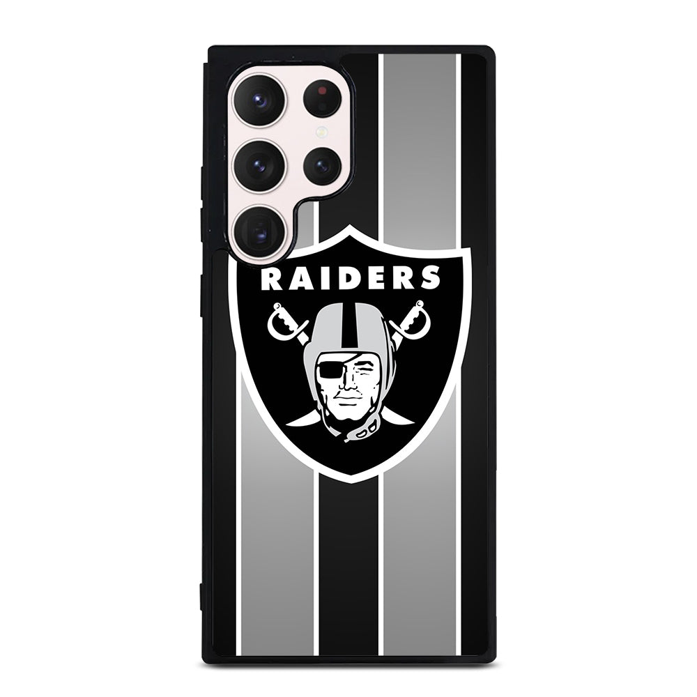 LAS VEGAS RAIDERS STRIPE Samsung Galaxy S23 Ultra Case Cover
