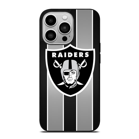 LAS VEGAS RAIDERS STRIPE iPhone 14 Pro Case Cover