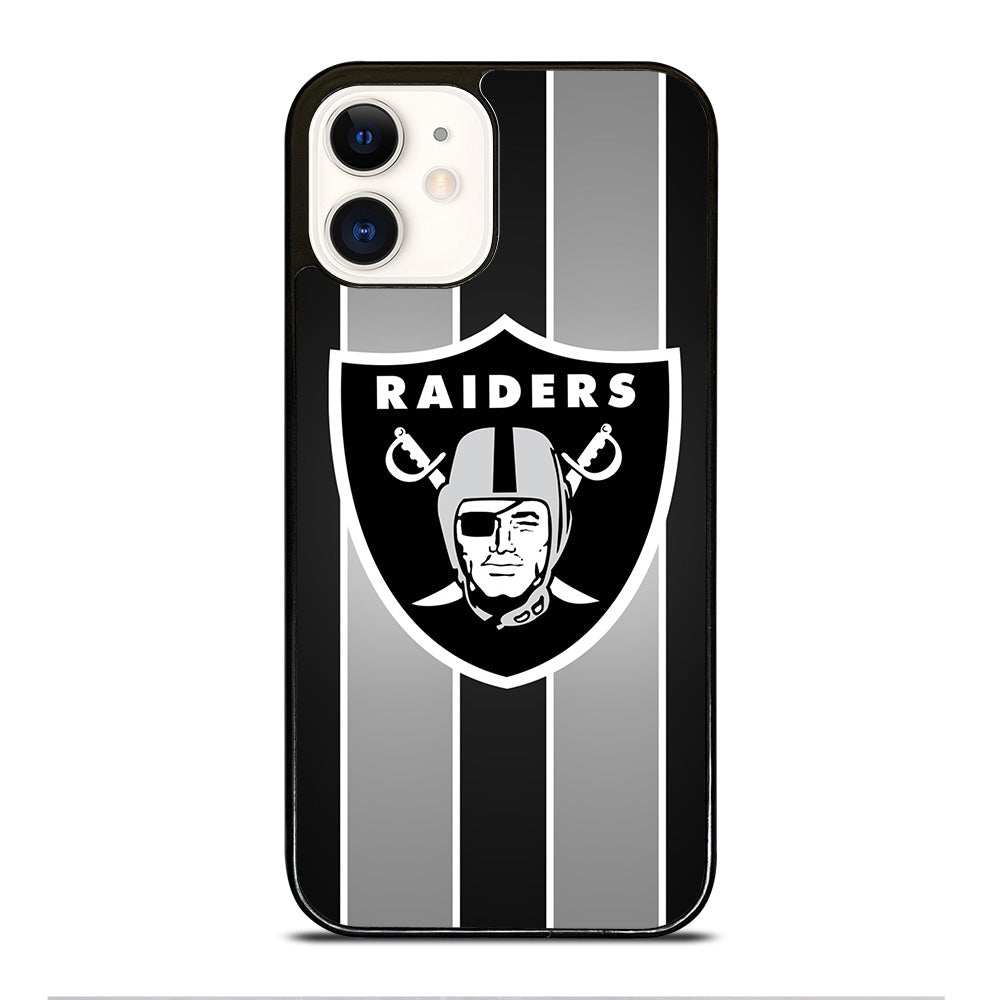 LAS VEGAS RAIDERS STRIPE iPhone 12 Case Cover