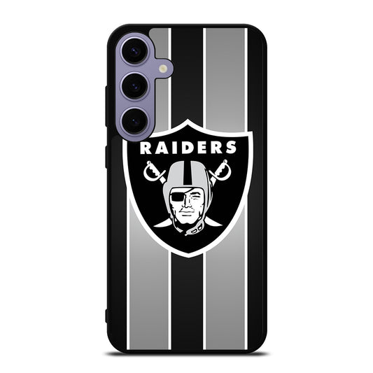 LAS VEGAS RAIDERS STRIPE Samsung Galaxy S24 Plus Case Cover