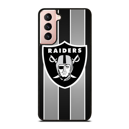 LAS VEGAS RAIDERS STRIPE Samsung Galaxy S21 Case Cover