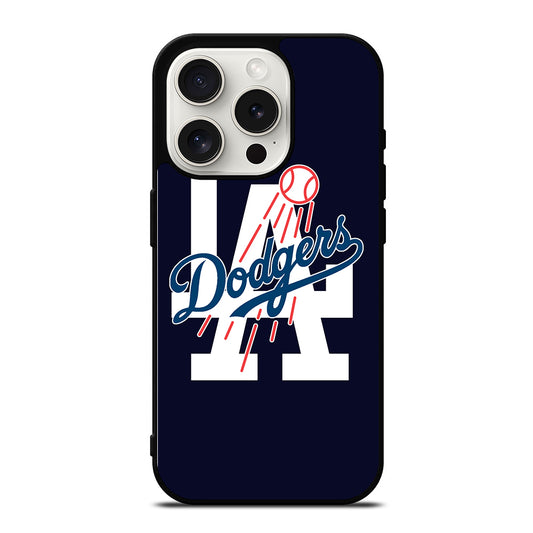 LA DODGERS BASEBALL LOGO 2 iPhone 15 Pro Case Cover