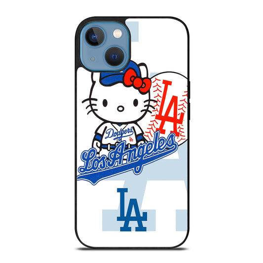 LA DODGERS HELLO KITTY MLB 1 iPhone 13 Case Cover