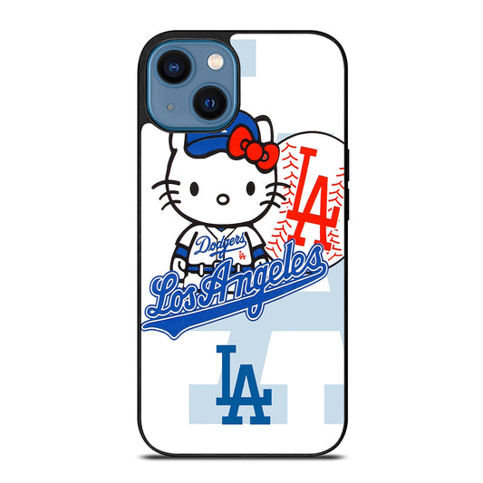 LA DODGERS HELLO KITTY MLB 1 iPhone 14 Case Cover