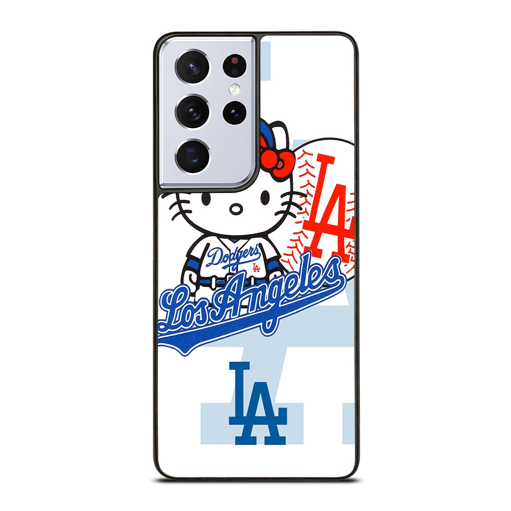 LA DODGERS HELLO KITTY MLB 1 Samsung Galaxy S21 Ultra Case Cover