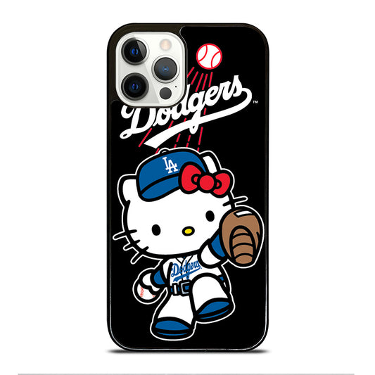 LA DODGERS HELLO KITTY MLB 2 iPhone 12 Pro Case Cover