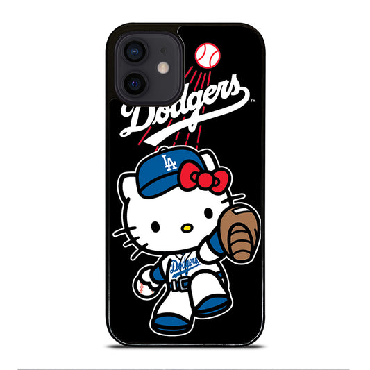 LA DODGERS HELLO KITTY MLB 2 iPhone 12 Mini Case Cover