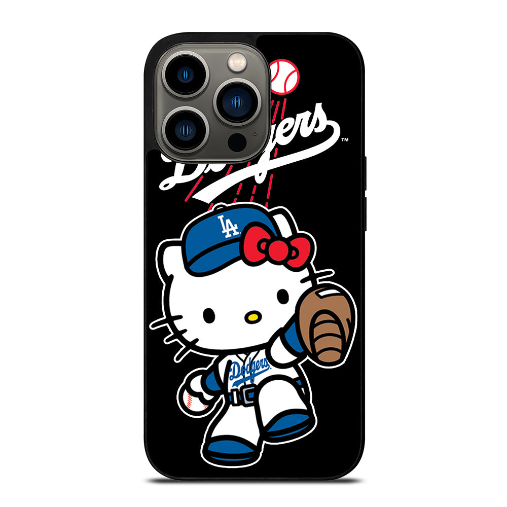 LA DODGERS HELLO KITTY MLB 2 iPhone 13 Pro Case Cover