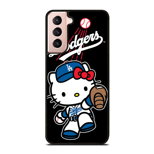 LA DODGERS HELLO KITTY MLB 2 Samsung Galaxy S21 Case Cover