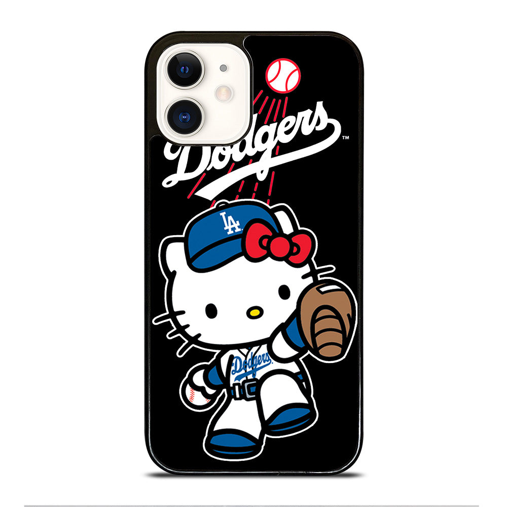 LA DODGERS HELLO KITTY MLB 2 iPhone 12 Case Cover