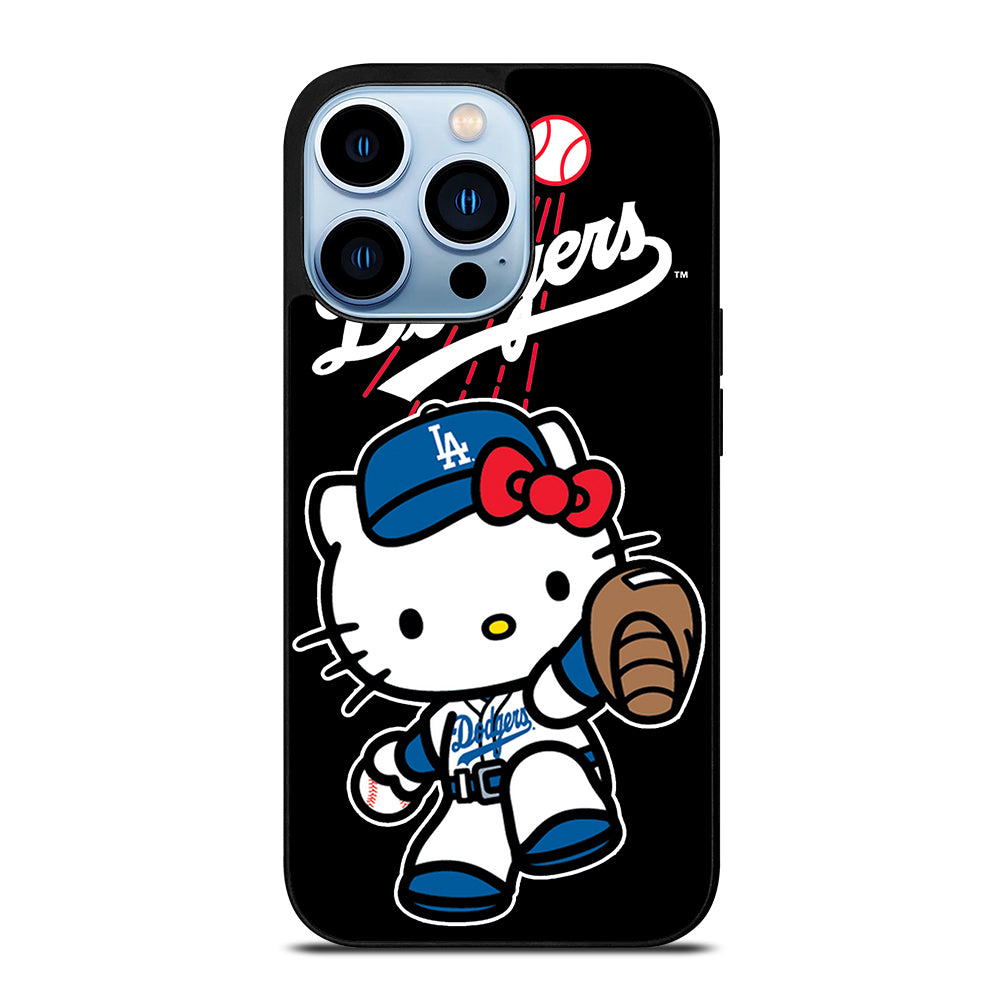 LA DODGERS HELLO KITTY MLB 2 iPhone 13 Pro Max Case Cover