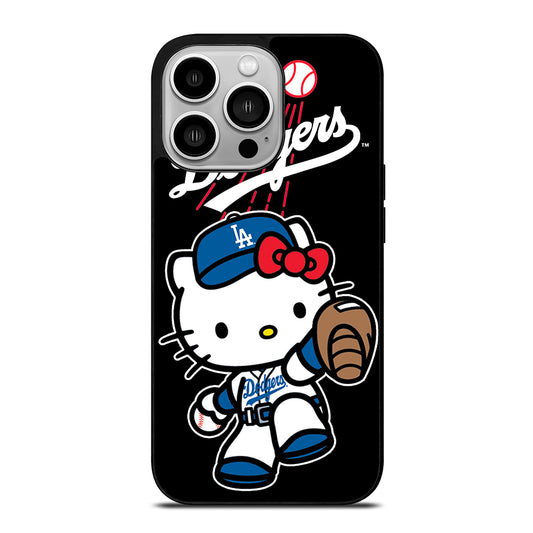 LA DODGERS HELLO KITTY MLB 2 iPhone 14 Pro Case Cover