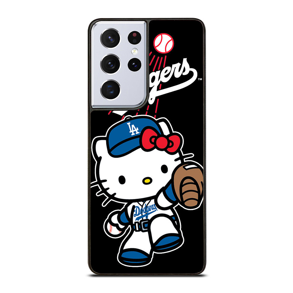 LA DODGERS HELLO KITTY MLB 2 Samsung Galaxy S21 Ultra Case Cover