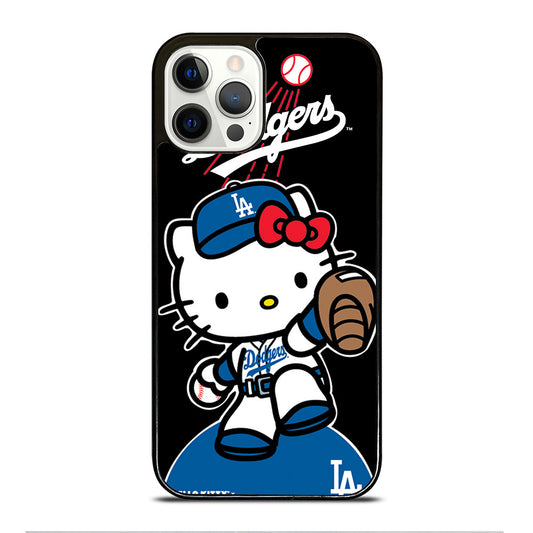LA DODGERS HELLO KITTY MLB 3 iPhone 12 Pro Case Cover