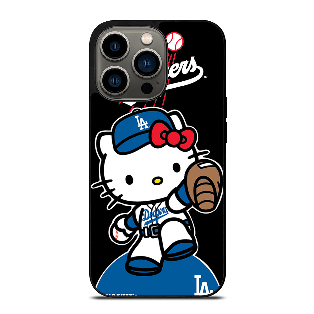 LA DODGERS HELLO KITTY MLB 3 iPhone 13 Pro Case Cover