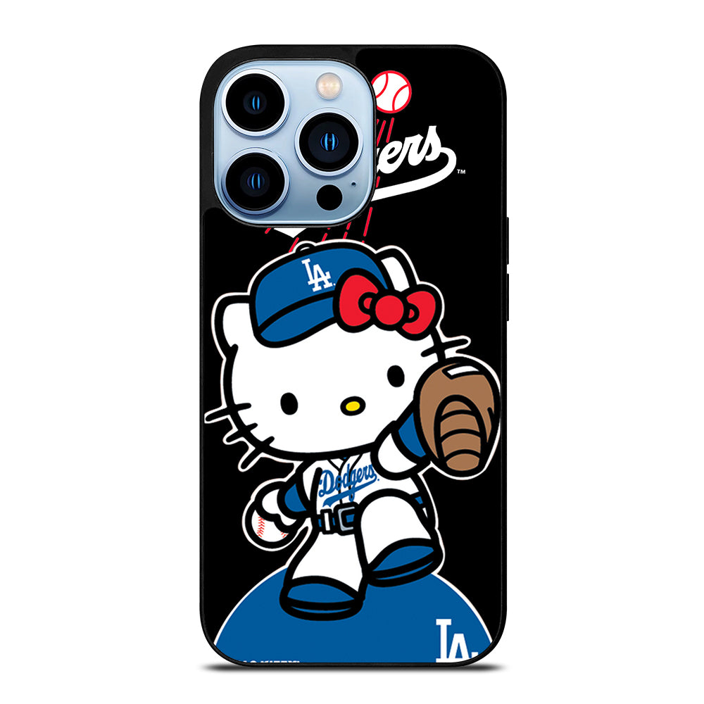 LA DODGERS HELLO KITTY MLB 3 iPhone 13 Pro Max Case Cover
