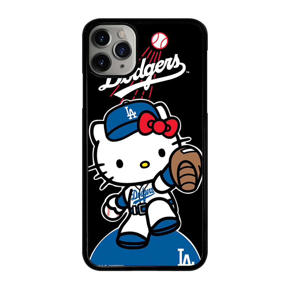 LA DODGERS HELLO KITTY MLB 3 iPhone 11 Pro Max Case Cover