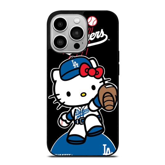LA DODGERS HELLO KITTY MLB 3 iPhone 14 Pro Case Cover