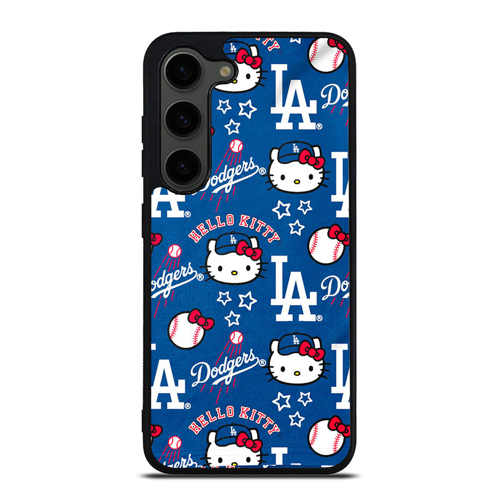 LA DODGERS HELLO KITTY PATTERN Samsung Galaxy S23 Plus Case Cover