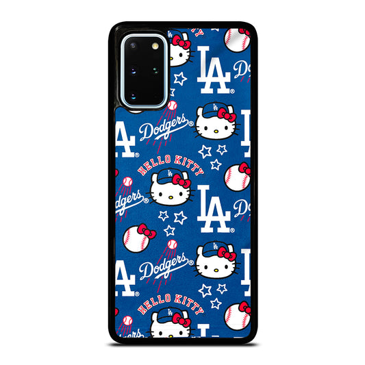 LA DODGERS HELLO KITTY PATTERN Samsung Galaxy S20 Plus Case Cover