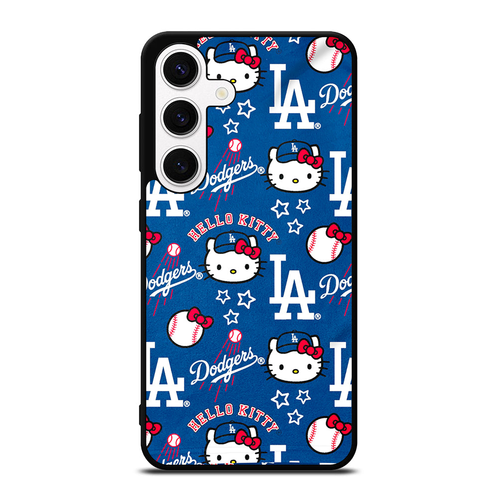 LA DODGERS HELLO KITTY PATTERN Samsung Galaxy S24 Case Cover