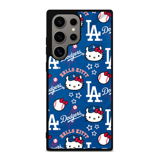 LA DODGERS HELLO KITTY PATTERN Samsung Galaxy S24 Ultra Case Cover